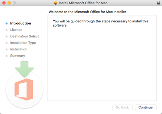 install microsoft office for another user on mac